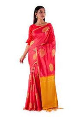 Art Silk Pink Woven Bollywood Jacquard Saree With Lightweight Fabric And Party Wear Purpose 