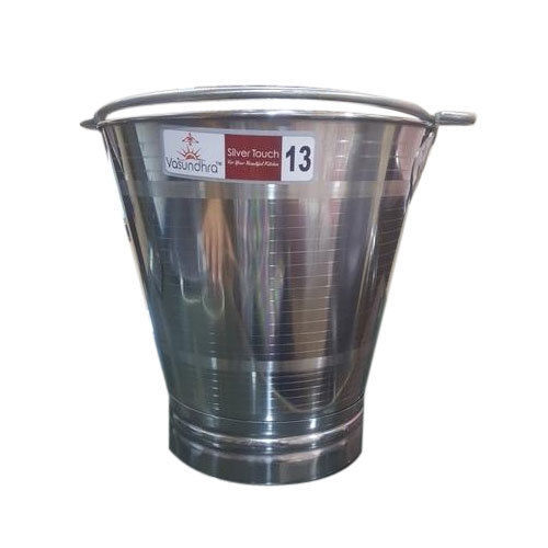 Strong And Durable Lightweight Easy To Clean Stainless Steel Bucket