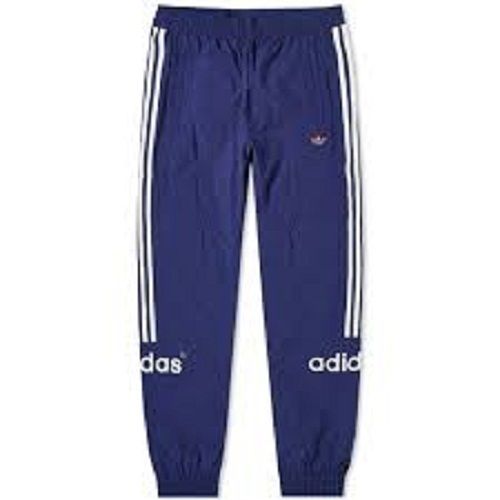 Blue Color Plain Print Pure Cotton Fabric Mens Track Pant For Summer Season  Age Group: Adults