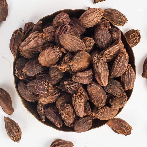 Black Aromatic And Flavorful Indian Origin Naturally Grown Organic Big Cardamom