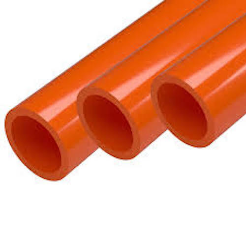 Leack Proof Solid Strong Long Lasting Red Colour Pvc Plastic Pipe For Home/Office Length: 3Mtr & 6Mtr  Meter (M)