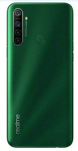 Green Color Android Realme 5I Mobile Smartphone With 6.50 Inch Screen Size Android Version: Pie 9