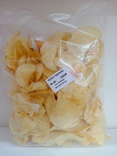 Hand Made Spicy And Crispy 250 Grams Potato Snacks Wafers With Pouch Packaging Shelf Life: 1 Months