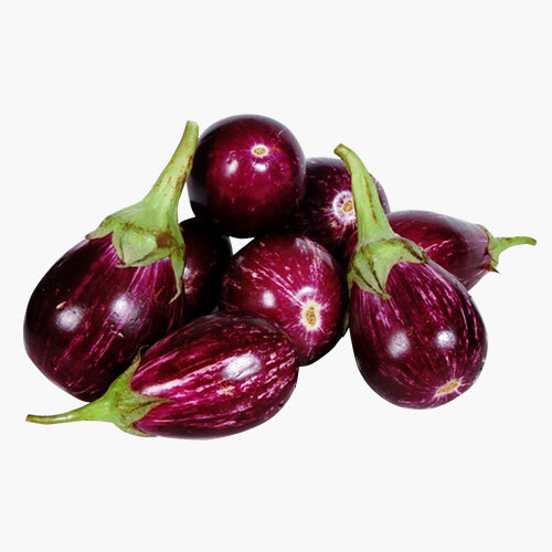 Indian Brinjal - Raw Oval Shape Shelf Life of 4 Days | Rich Source of Vitamins Potassium and Dietary Fiber for Health Benefits