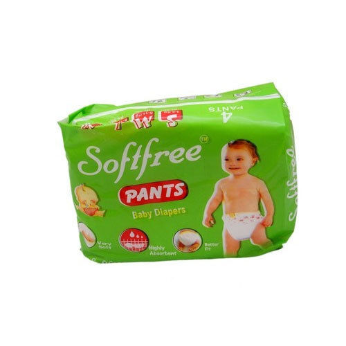 White Keeping Baby'S Skin Dry Baby Pull Up Diapers Pants