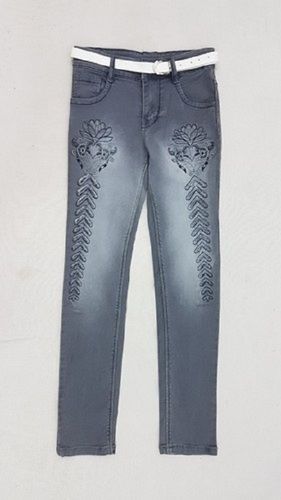 Highly Comfortable And Breathable Ladies Jeans In Simple Design Age Group:  10-12 Years at Best Price in Roorkee