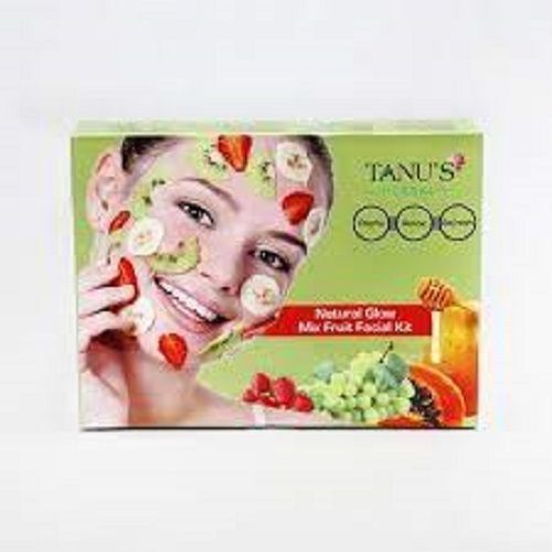 Look Feeling Fresh And Clean Tanu'S Herbal Natural Glow Mix Fruit Facial Kit For Face