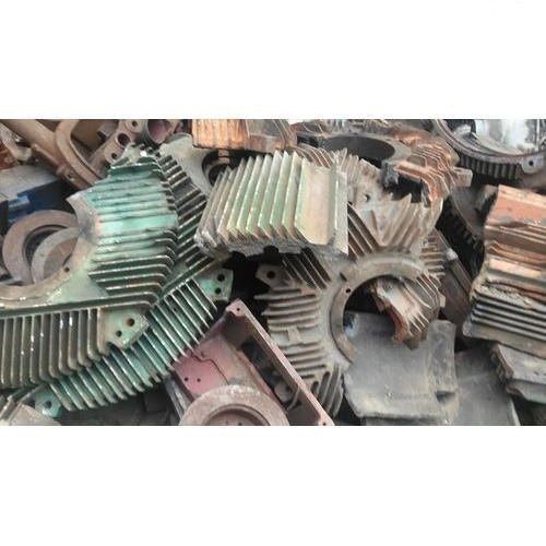 Black Motor Body Cast Iron Scrap Highly Recyclable Product That Is Composed