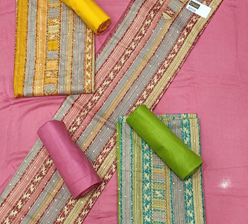 Ladies Cotton Suit Fabric, for Garments, Pattern : Printed at Rs 60 /  Metric Ton in Jaipur