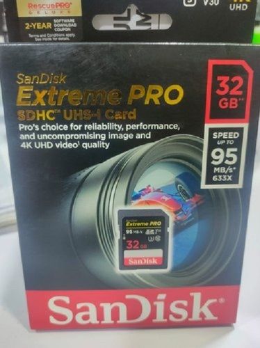 32 Gb Sandisk Portable Memory Card For All Mobile Bluetooth Version: No