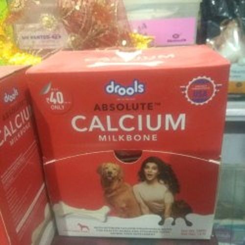 White Drools Absolute Calcium Milkbone For Small Dogs And Puppies With Pure Ingredient 