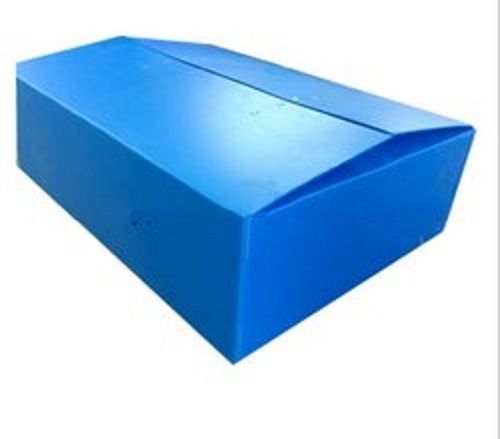 Eco Friendly Light Reusable Weight Blue Carton Box For Packing Products