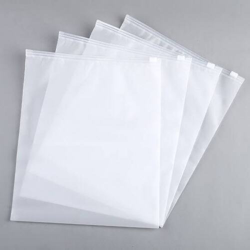 Flexible Waterproof Clear Frosted Zip Lock Bags With Customized Logo Printing