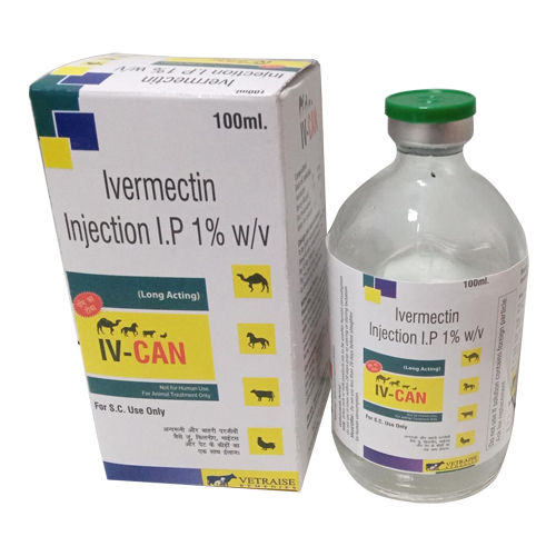 Ivermectin Iv-Can Injection I.P 1% W/V