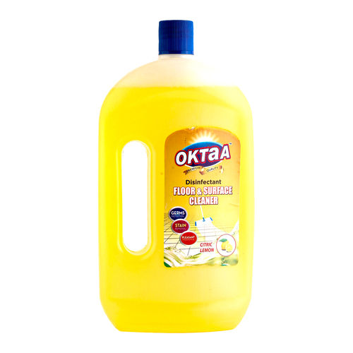 Oktaa Citric Lemon Floor And Surface Cleaner Liquid 1000 Ml