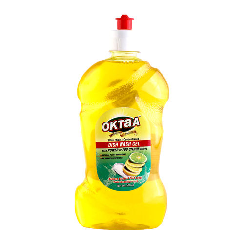 Oktaa लेमन एक्सट्रैक्ट्स डिश वॉश जेल 500 Ml