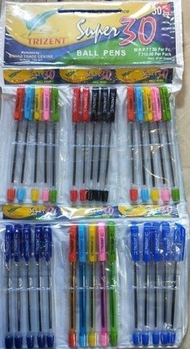 Premium Quality Comfortable Grip Non Toxic Plastic Pens For Writing Size: 5 Inch