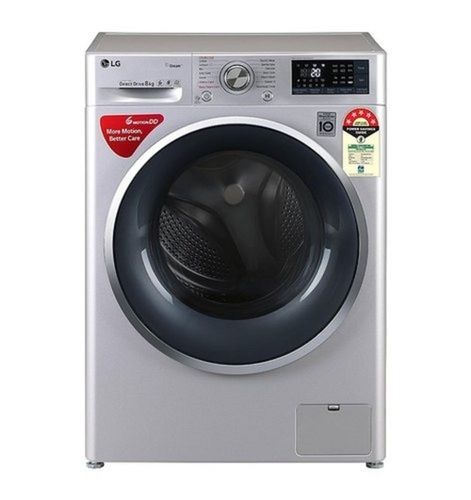 Plastic Silver Lg 8 Kg Fully Automatic Front Load Washing Machine Fht1408Zwl 