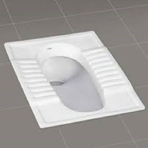 Ceramic White Wall Mounted Indian Toilet Seat Made With Ceramic, For Bathroom Purpose 