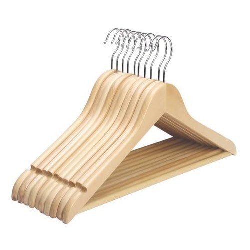 Brown Wooden Cloth Hanger, For Hanging Clothes Perfect For Hanging Shirts