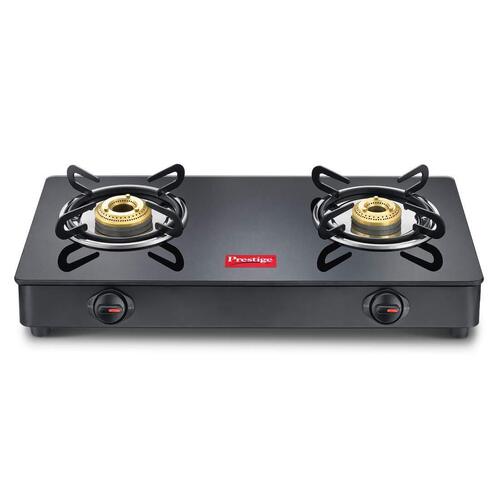 Black Toughened Glass 2 Burner Lpg Gas Stove Application: Industrial