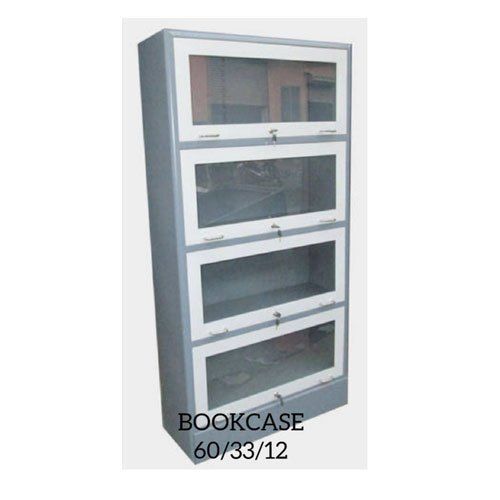 Machine Made Corrosion And Rust Resistant Powder Coated Iron Double Door Book Cabinet