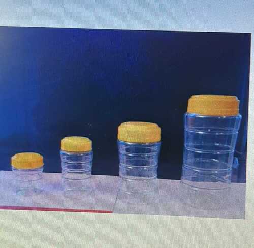 Transparent Durable Long Lasting Strong Solid Safal Plastic Pet Ghee Packaging Jar