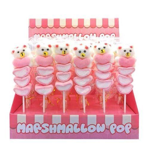 Impurity Free Rich Taste Vanilla Egg Less Marshmallow Pink Pop For Bakery Candy Fat Contains (%): 5 Grams (G)