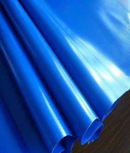 Waterproof Strong Solid Durable Plain Blue Pvc Coated Fabric For Industrial Use