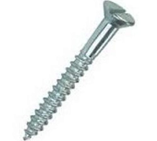 Heavy Duty Stainless Steel Wood Screw - 20x5 Size, Galvanized Finish, High Quality Silver Hex Head with Self-Boring Point and Sharp Threads