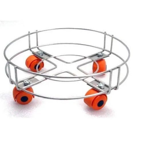 पोर्टेबल मैनुअल और उपयोग करने में बेहद आसान स्टेनलेस स्टील सिलेंडर स्टैंड आवेदन: घर