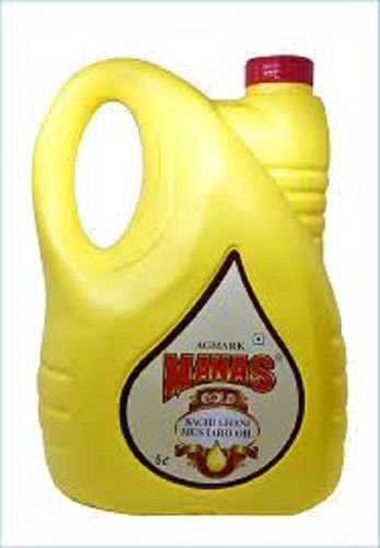 100% Natural Cold Pressed Manas Kachi Ghani Mustard Oil, 5 L