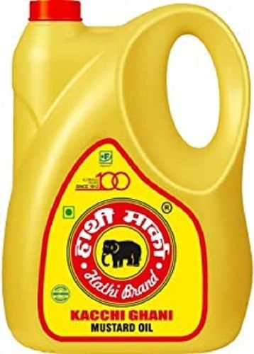 100% Pure Cold Pressed Organic Hathi Kacchi Ghani Mustard Oil For Cooking