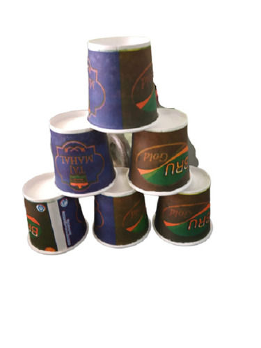 130 Ml Ecofriendly Lightweight And Disposable Round Printed Paper Coffee Cups