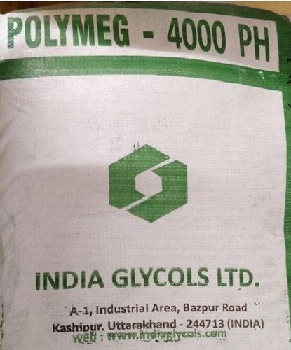 4000 Ph Polyethylene Glycol 25 Kg For Industrial Use