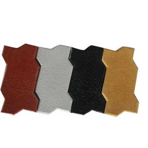 Cement Durable Strong Solid Easy To Use Multicolor Zig Zag Paver Block