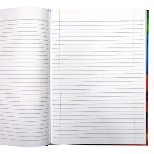 Rectangular Environment Friendly Easy To Write A5 Size Single Line Writing Notebook (58 Gsm)