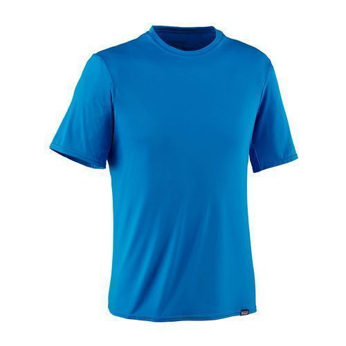 Blue Plain Half Sleeve Round Neck Cotton T-Shirts For Men, Wrinkle Free Gender: Male