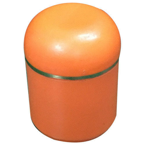 प्रीमियम क्वालिटी ऑरेंज (नारंगी) गोल आकार का प्लास्टिक फेस क्रीम जार (40 ग्राम)