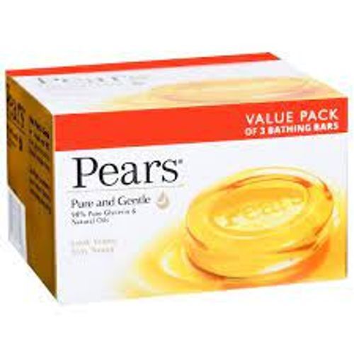 Skin Glowing With Healthy Smooth And Glow Skin Pure Glycerin Pears Soap 125g 