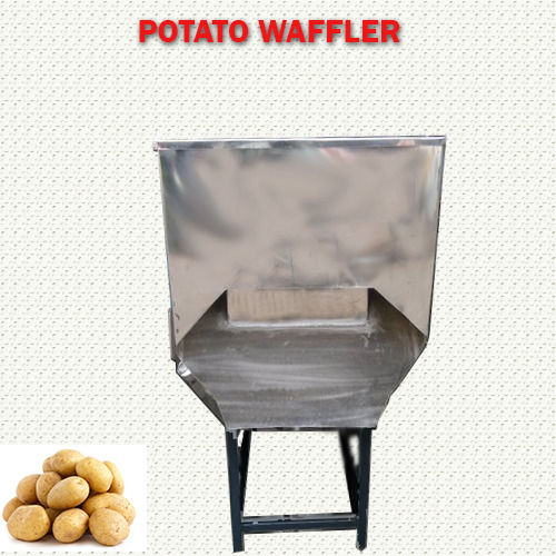 Stainless Steel Body Electric Potato Slicer (Waffler) For Restaurant And Hotel