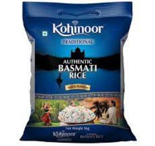 Common Long Grain Scent Flavor And Fluffy Texture Indian White Kohinoor Basmati Rice,1 Kg