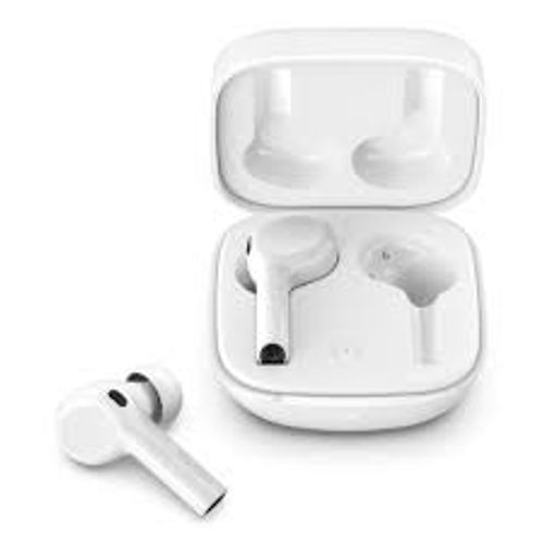 Wireless White Earphones With Charging Case