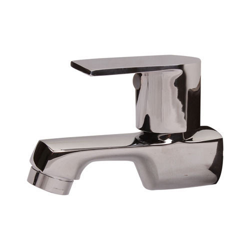 Rectangular 16Mm Bathroom Fitting Chrome Plated Silver Brass Bib Cock