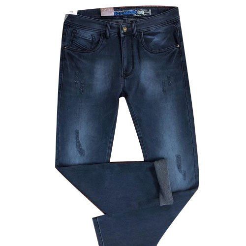 Washable Casual Trendy And Stylish Premium Grade Mens Blue Fade Denim Jeans 