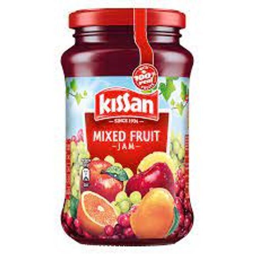 For Healthy Breakfast With Real Fruit Ingredient Kissan Mixed Fruit Jam, 500g Bottle