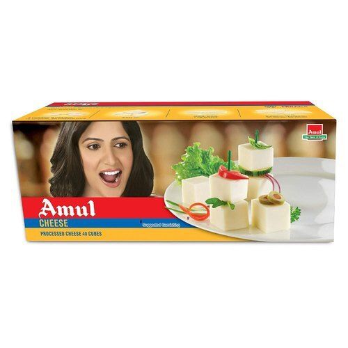 Hygienically Packed Original Flavor Light Yellow Amul Cheese 