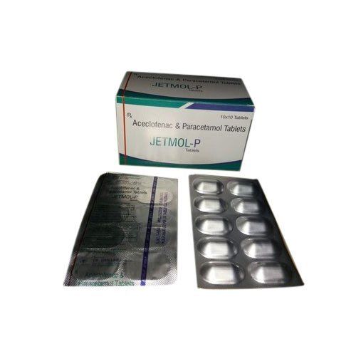 Jetmol-P Aceclofenac & Paracetamol Tablets