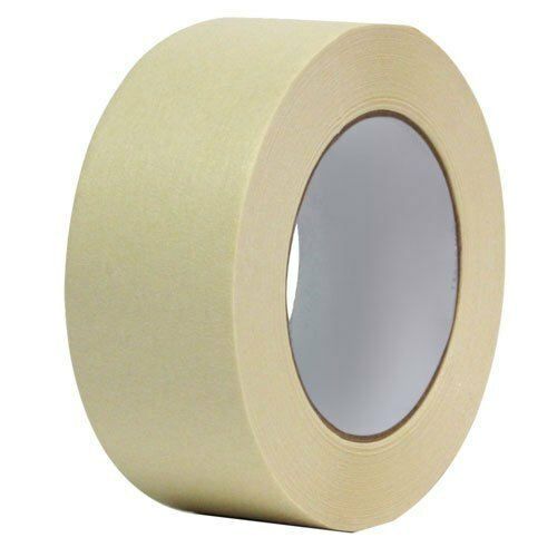 Light Weight Easy To Masking Light Yellow Crepe Paper Masking Tapes