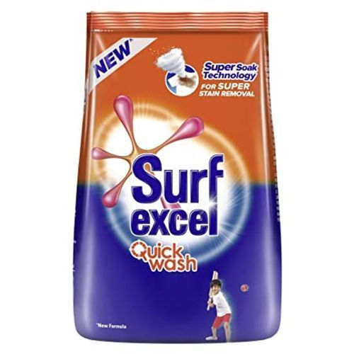 Quick Wash Clean Makes For The Perfect Wash Surf Excel Detergent Powder 1Kg Chemical Name: Solid Deterget